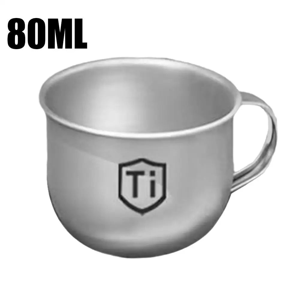 MINI Tasse à eau de camping, tasse à thé et à café portable, équipement de cuisine d'extérieur, tasses de montagne 80/220ml