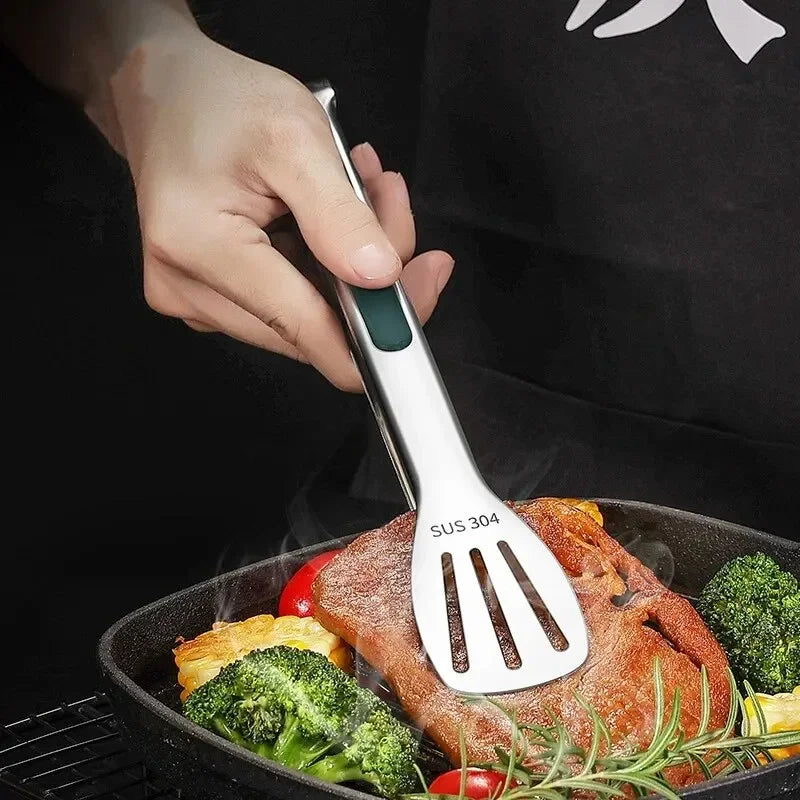 Pince coordonnante en acier inoxydable, pince à salade de viande, pince à gril, outils de cuisine, accessoires de cuisine, 1 pièce