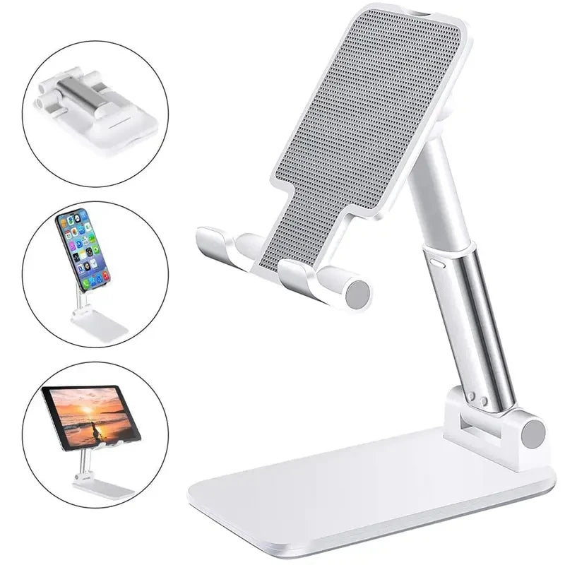 Support de téléphone de bureau réglable — universel, tablette, smartphone, multi-appareils