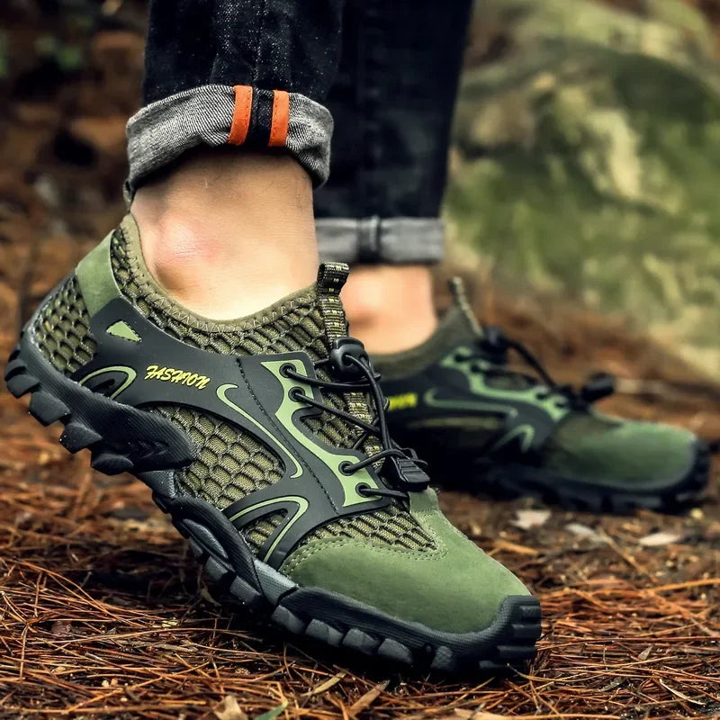 Chaussures de Randonée Homme Maille Respirante — Jogging & Trekking Niveau Pro