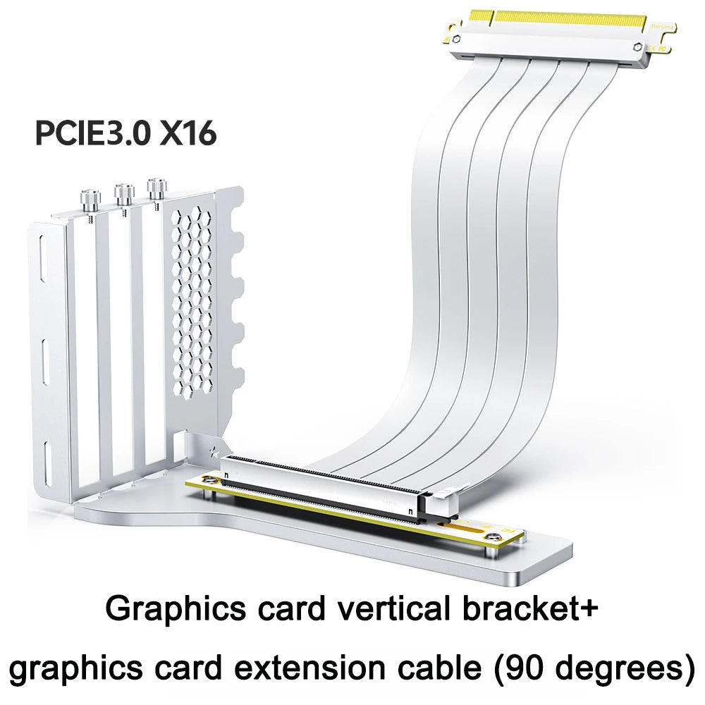 PCI Express 3.0/4.0x16 à x16 Gen 4 GPU Double carte graphique inverse câble d'extension carte Riser pour connecteur plaqué or ITX