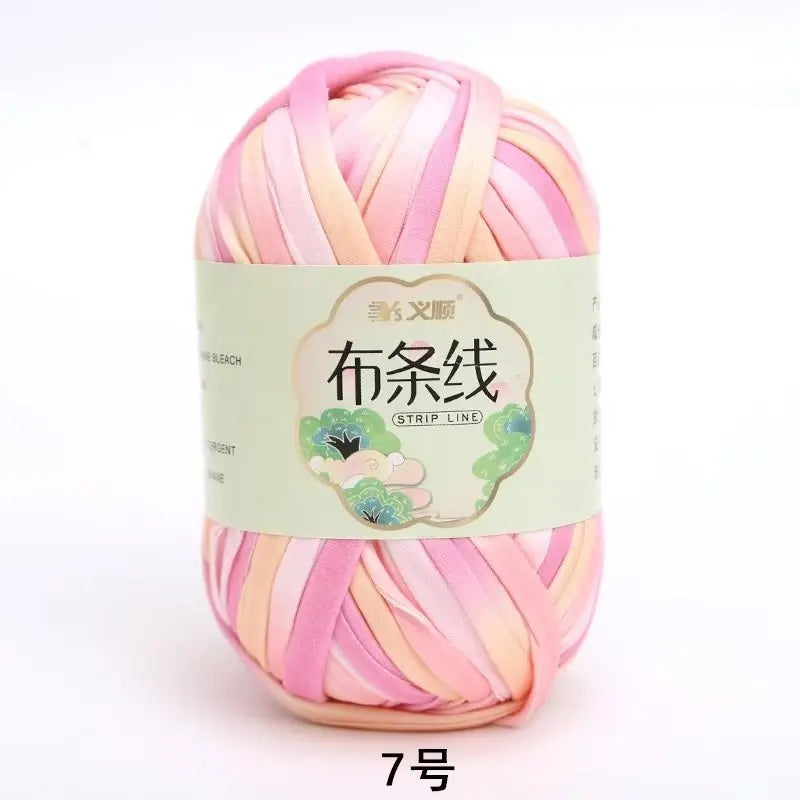 Fil tricot en coton 100g pelote — crochet, couleur unie, bricolage, art, panier, sac, projets