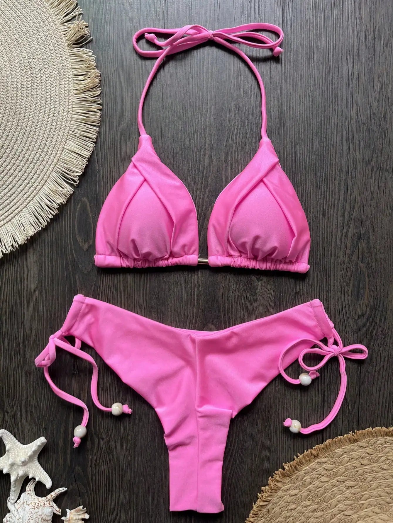 RUOTONGSEPT 2025 nouveau Sexy 13 couleurs Triangle maillot de bain pour femmes brésilien Bikinis maillots de bain Push Up maillot de bain plage Bikini ensemble