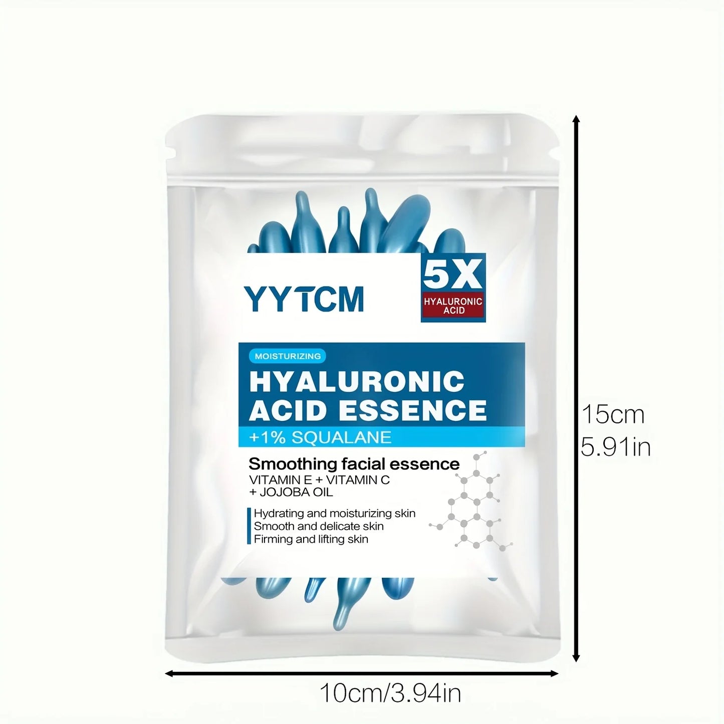 Capsules Hydratantes Acide Hyaluronique — Essence Éclaircissante 30 Capsules