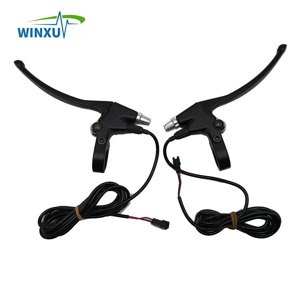 Electric bike brake, electronic power-off, high/low level, mechanical brake lever for electric scooter, electric bike