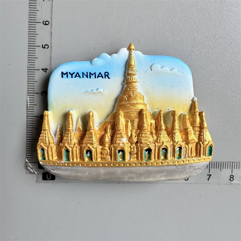 Aimant de réfrigérateur, Finlande, Norvège, Autriche, Grèce, Myanmar, Italie, Maroc, Algérie, États-Unis, ommage, Cordoba, Thaïlande, Prague, Lago de Côme, Garda