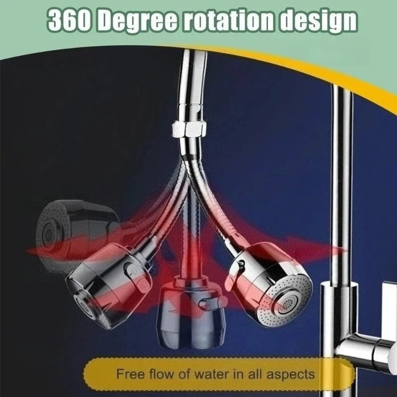 Extensor de grifo giratorio 360 grados, 2/3 modos, ahorro de agua, adaptador de boquilla burbujeador para cocina y baño, accesorios de grifería para el hogar