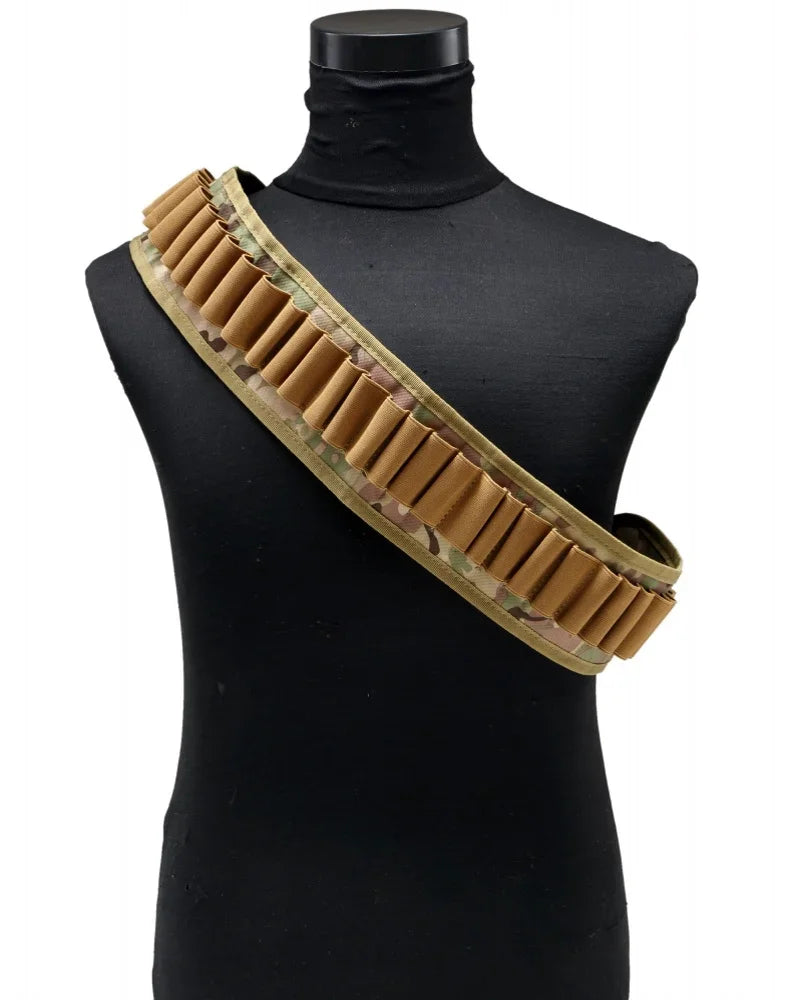 30 coquille ronde support ceinture formation accessoires de chasse Sports de plein air calibre 12 12GA munitions Bandolier cartouche ceintures de taille