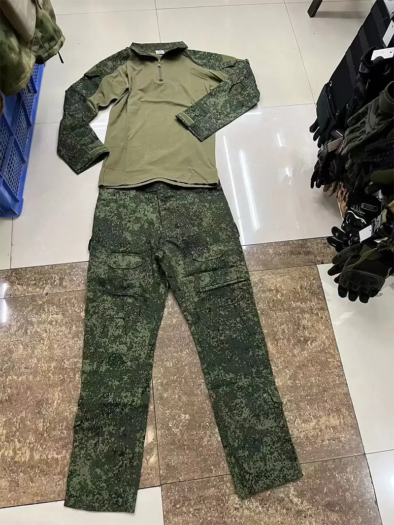 Tenues de sport tactiques d'extérieur, uniformes d'entraînement, ensembles de chasse camouflage, chemises et pantalons de randonnée pour hommes