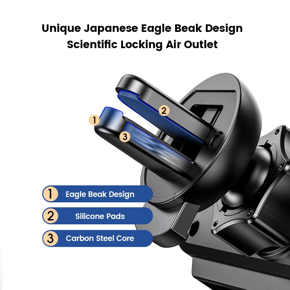 Gravity Car Phone Holder, Car Air Vent Phone Mount, Universal GPS Holder for iPhone 13 12 Xiaomi