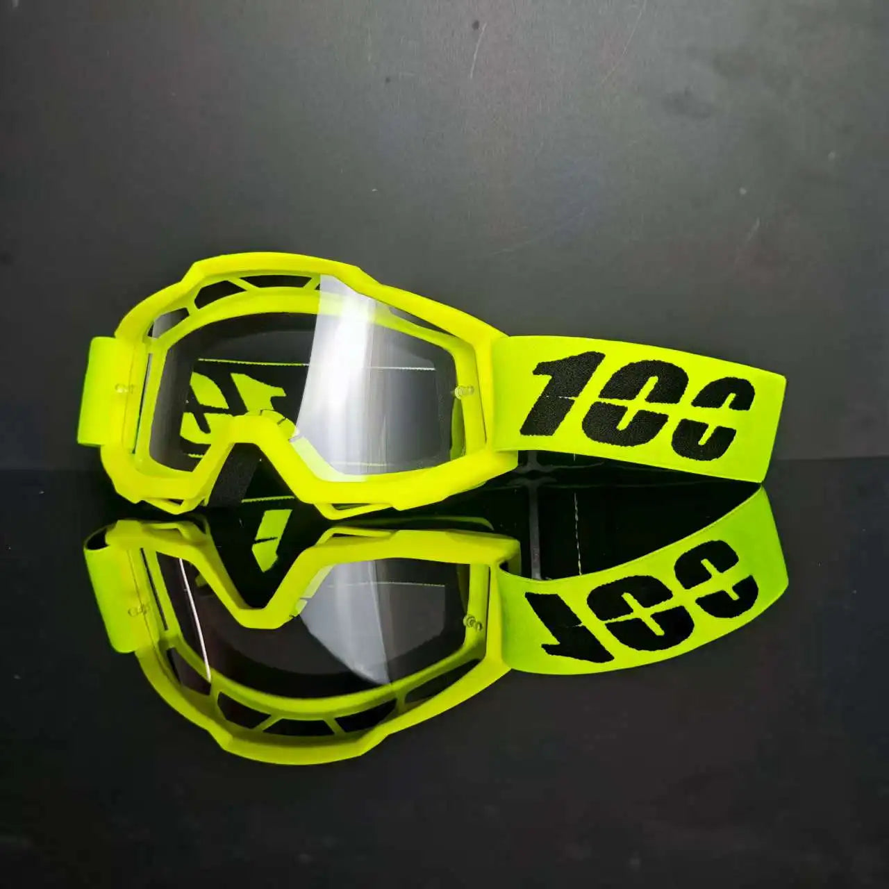 Lunettes Moto Course Anti-Poussière Coupe-Vent — Motocross Cyclisme Ski