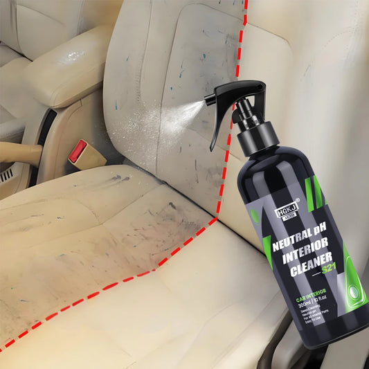 Nettoyant Intérieur Voiture Sans Eau — Plafond Cuir Flanelle Tableau Bord Polyvalent