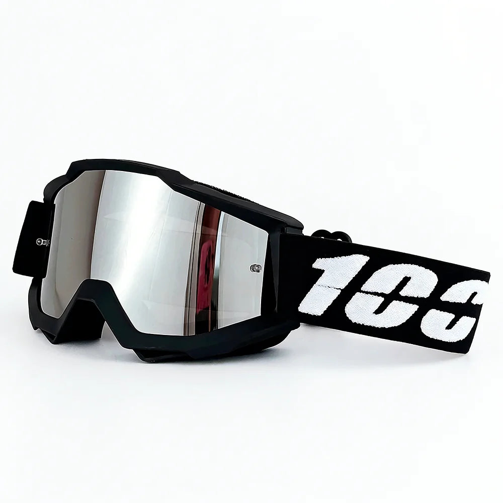 Lunettes de moto 100 MX, lunettes de motocross, lunettes de soleil tout-terrain pour homme, masque MTB ATV, protection coupe-vent, cyclisme, course