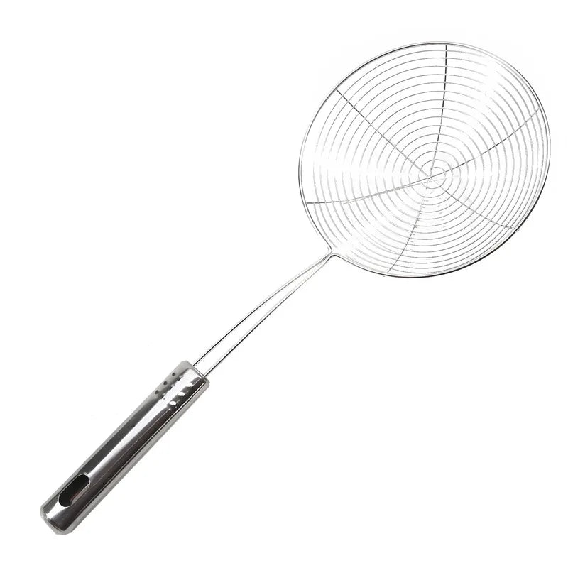 Naren Stainless Steel Skimmer, Mesh Filter, Oil Pot, Kitchen Utensils, Fryer Strainer, Kitchen Strainer, Cooking Tool