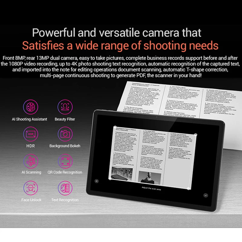 Global ROM Lenovo Tab K10 M11 WiFi LTE MTK Helio G88 Zhaoyang Multi-language 10.95 inch 90 Hz 400 nits Facial Recognition 7040 mAh