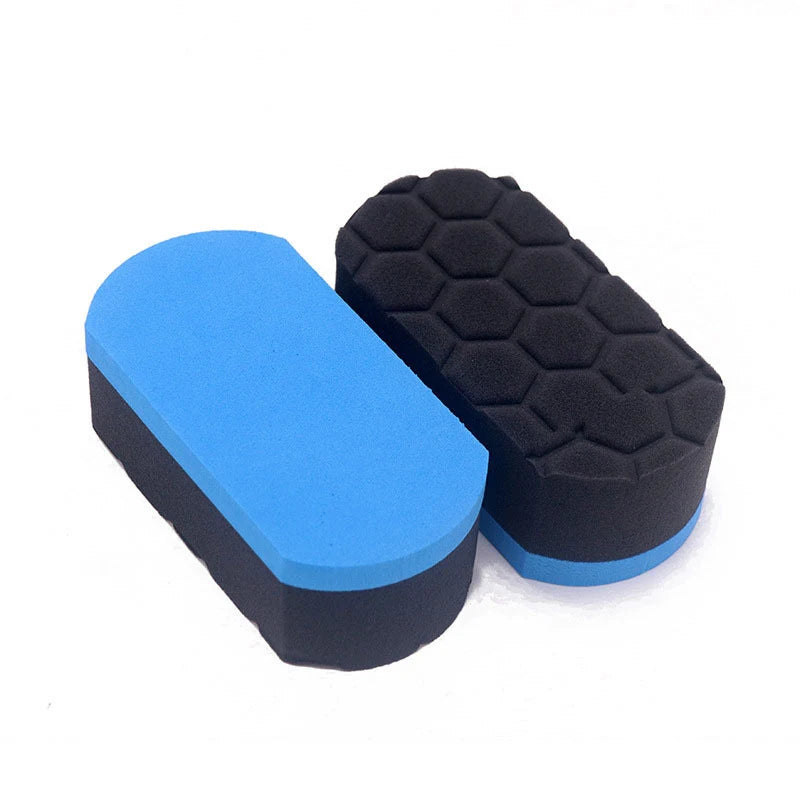 Éponge de lavage de voiture, 2 pièces, outils de nettoyage de Coche, entretien automobile, mousse de cire, tampon de polissage, cire de détail de voiture, polisseuses de Voiture