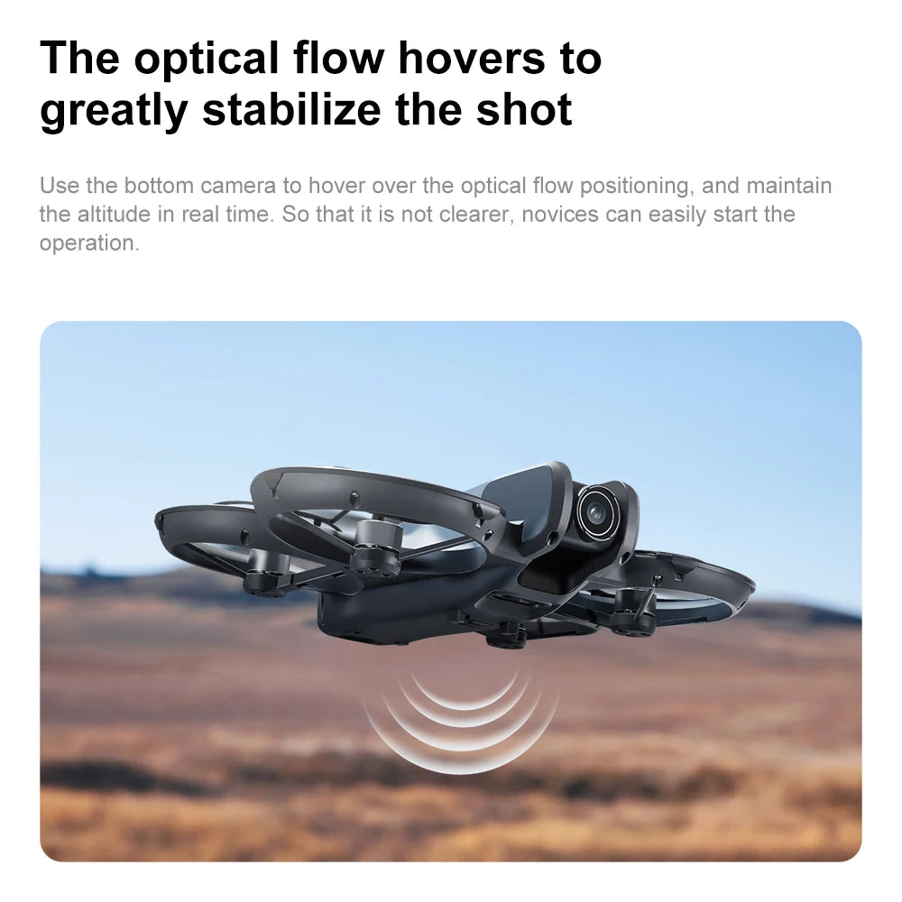 Mini drone 4K — double caméra 8K, évitement intelligent d'obstacles, quadricoptère brushless, jouet RC enfants