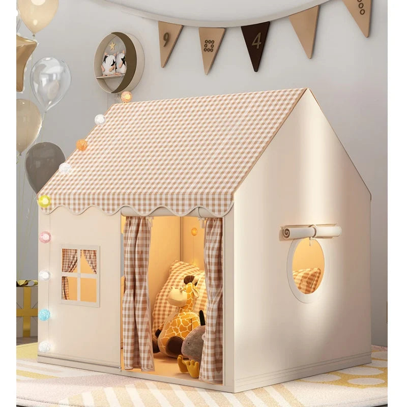 Kids Foldable Indoor Play Tent, Garden Teepee, Princess Castle, Cubby Toys, Children Room House, Outdoor Games