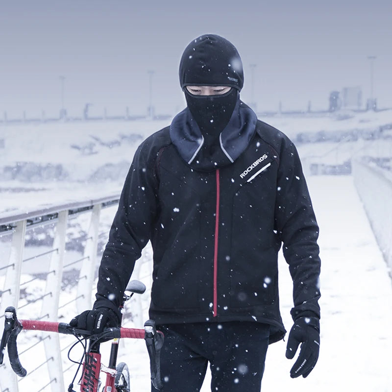 ROCKBROS masque complet chaud hiver écharpe cagoule casque doublure pêche ski randonnée vélo masque coupe-vent respirant couvre-chef