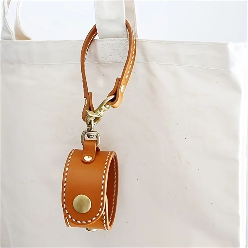 Sangle Porte-Gant Cuir Vintage — Fermoir Sac à Main Chapeau Camping Femme