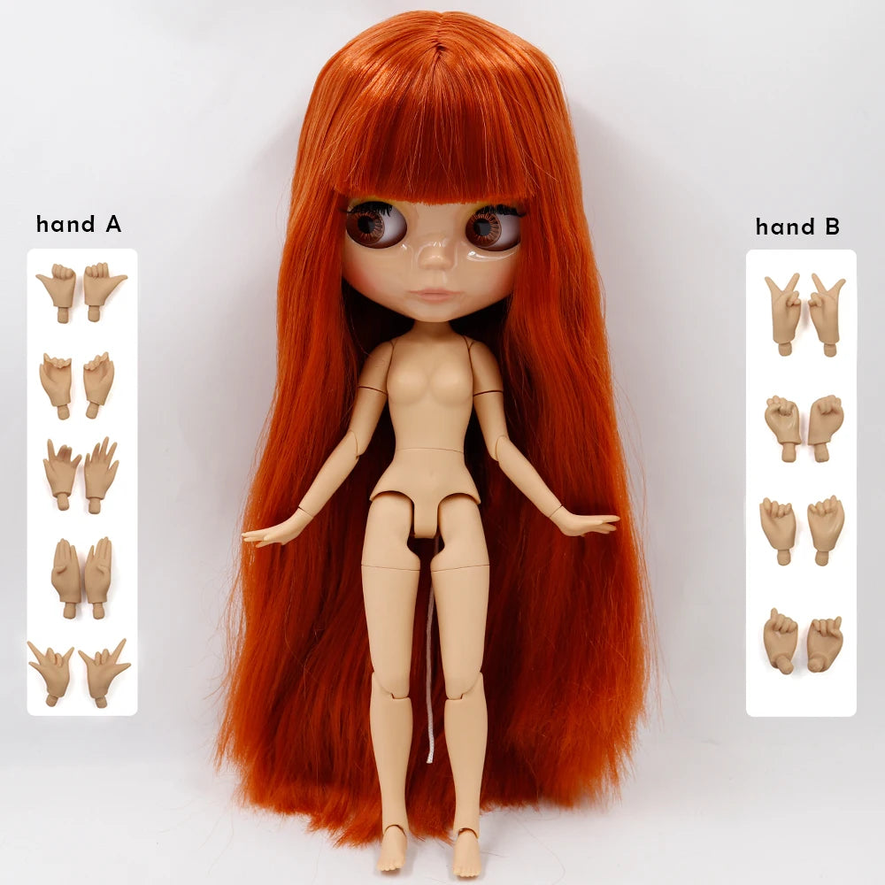 Poupée 1/6 corps articulé BJD bricolage — mode, fille, cadeau, ensemble à main A & B