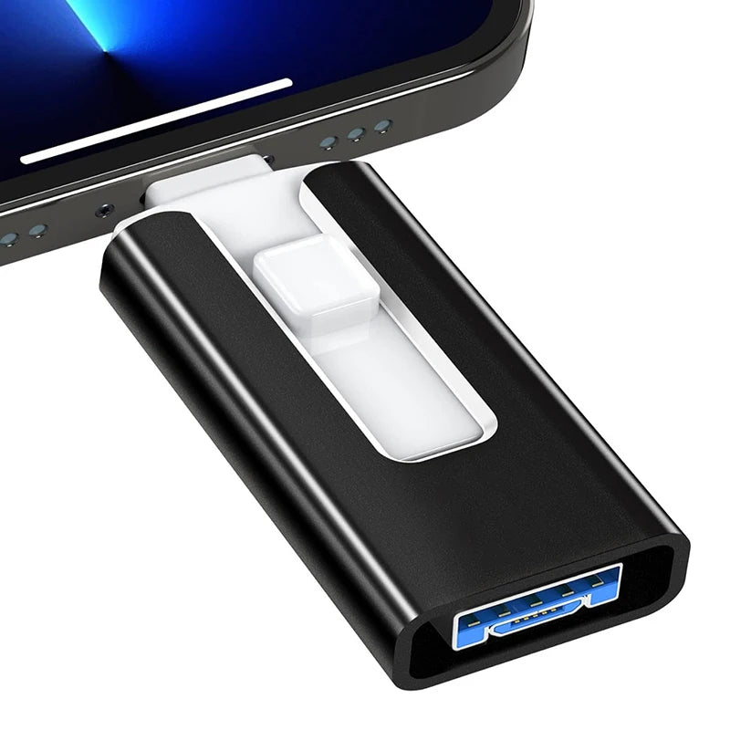 4 In1 OTG Micro USB 3.0 clé USB double usage Android TYPE-C clé Mobile Micro USB clé USB clé USB gratuite pour iPhone