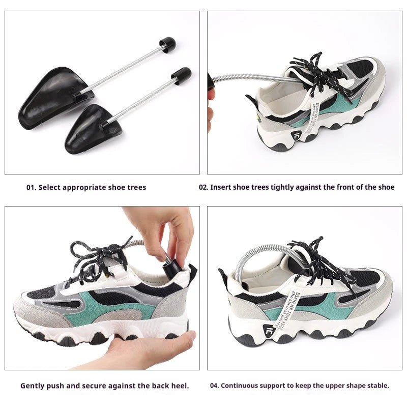 Embauchoirs à Ressort Pliables Anti-Déformation — Cuir & Sport, Tailles EU 35–47