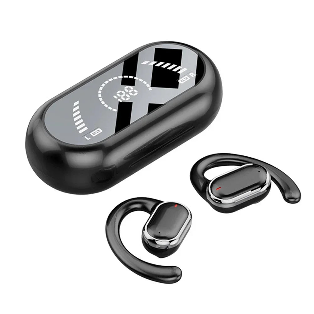 X91 OWS Bluetooth 5.3 Ear Hook Earbuds Low Latency Gaming Sport Headset HiFi Stereo Noise Reduction Headphones