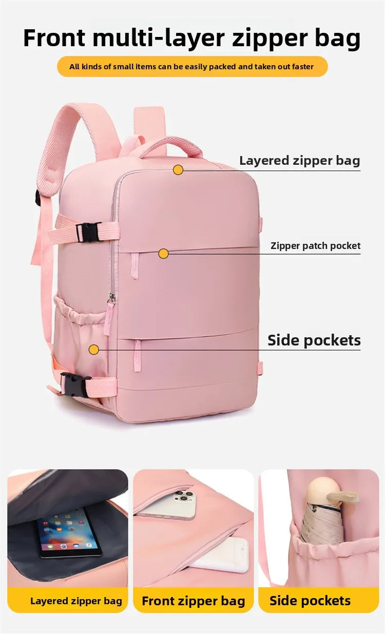 Sac à dos de voyage Easyjet, Wiz Air, multifonctionnel, grande capacité, léger, sac pour ordinateur de loisirs, courte distance
