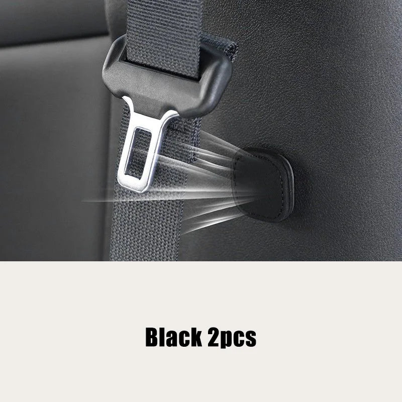 Magnetic Suction Suede Car Seat Belt Clip, Auto Belt Holder, Stabilizer Fastener, Adjustable Clip, Seat Belt Stopper