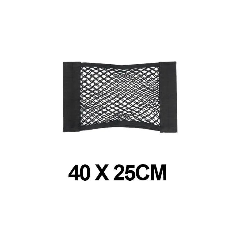Sac de rangement pour coffre de voiture, filets en maille de Nylon, organisateur de coffre arrière de voiture, corde élastique, support de filet pour bagages, fournitures de véhicule de poche