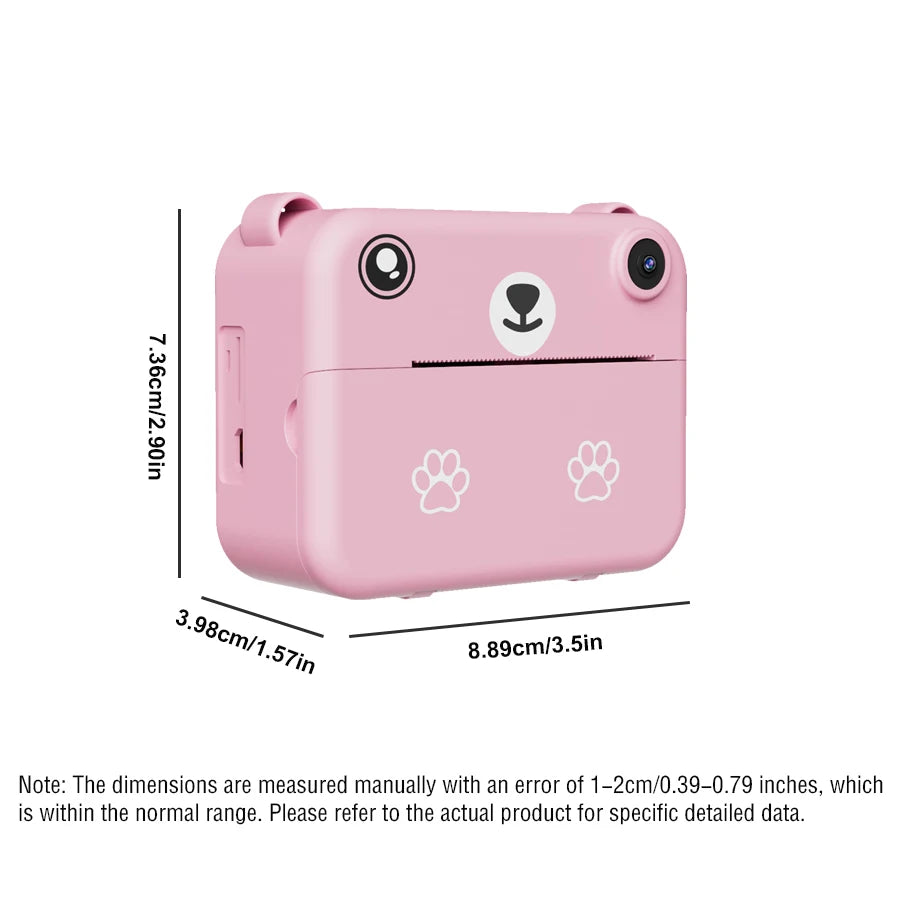 L'appareil photo pour enfants multifonctionnel est un cadeau d'Halloween incontournable. La caméra peut imprimer instantanément et est une petite caméra portable