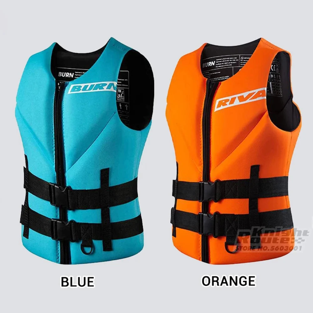 Gilet de sauvetage pour adultes — surf, kayak, wakeboard, rafting, ski nautique, natation