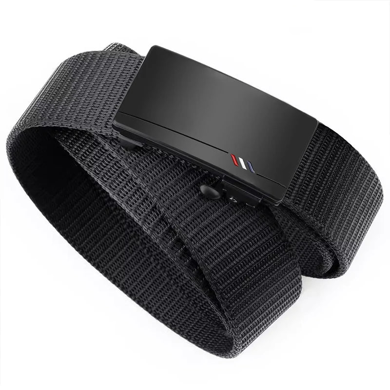 Ceinture Nylon Respirante Boucle Automatique Homme — Sport Extérieur Jean
