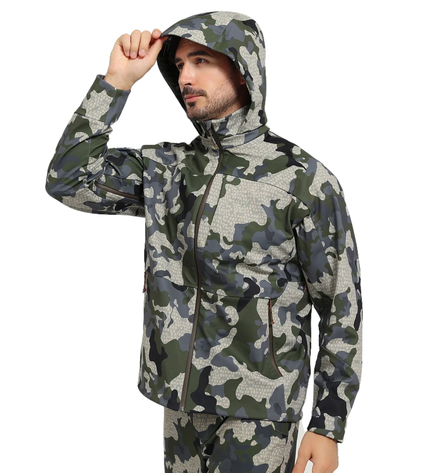 Jetstream – veste de chasse polaire 3 en 1 pour hommes, coupe-vent, imperméable, respirante, légère, fonctionnelle, perméable à la vapeur
