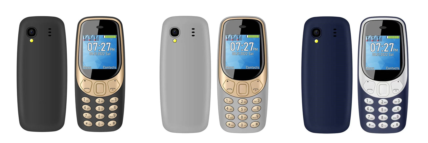 SERVO Petit Téléphone Portable Bluetooth Dialer voix Magique Faible Rayonnement Téléphone Enregistrement D'appel 2/3 SIM GSM Débloqué Mini Téléphone Portable