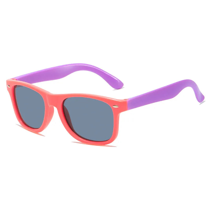 Lunettes de Soleil Enfants Assorties — Pare-Soleil Été Résistant UV Garçon Fille