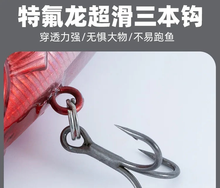 Mini Popper Leurre de Pêche Flottant — 5.3cm / 4.5g Wobbler