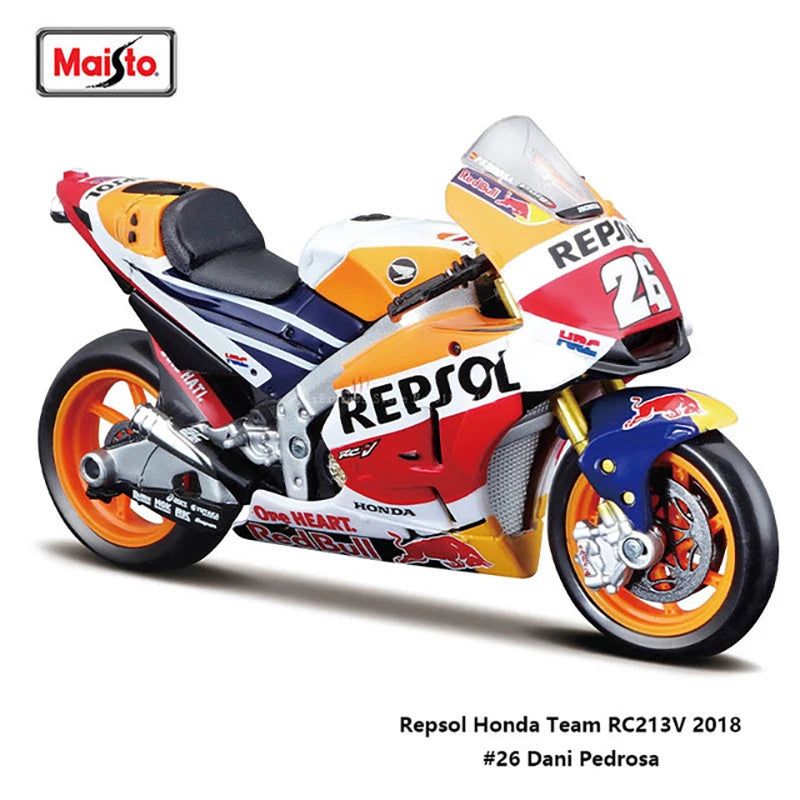 Modèle réduit moto GP 1:18 — champion 2023, alliage moulé, collection, cadeau jouet