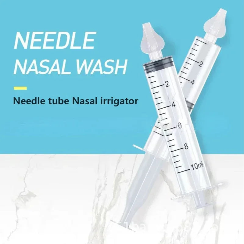 Rhinite irrigateur Nasal lavage pour enfants Silicone bébé aspirateur Nasal seringue bébé nez nettoyant enfants laveuse nasale réutilisable