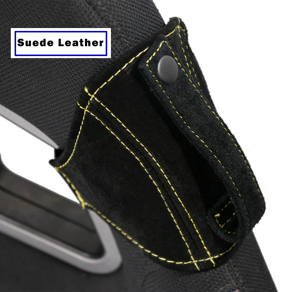 Support de ceinture de sécurité en cuir pour siège baquet de voiture de course JDM, guide et protecteur de ceinture