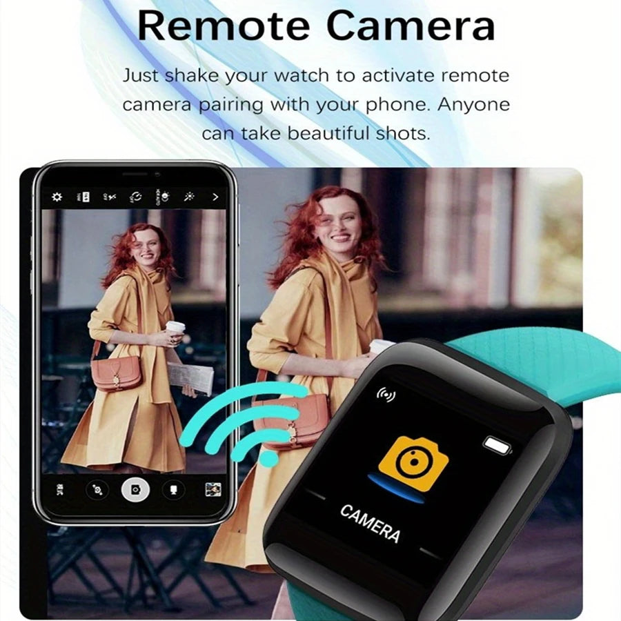 Smartwatch hombres mujeres relojes reloj inteligente mensaje Fitness monitor pulsera regalo de cumpleaños reloj electrónico para Android IOS