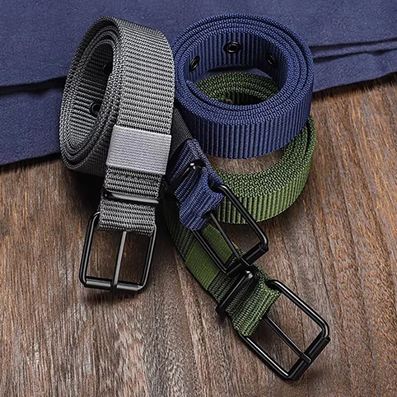 Ceinture Nylon Broche Toile — Sport Extérieur Jeans Homme Femme