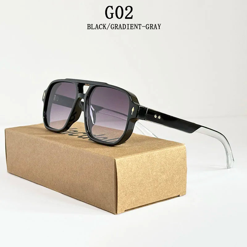 Lunettes de soleil vintage pour hommes, à la mode, dropshipping, 2025