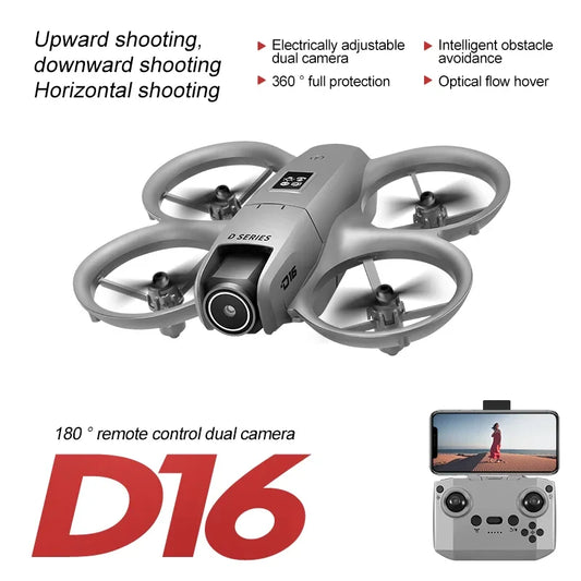 Drone GPS 8K — double caméra HD, évitement d'obstacles, moteur brushless, réglage électrique, flux optique