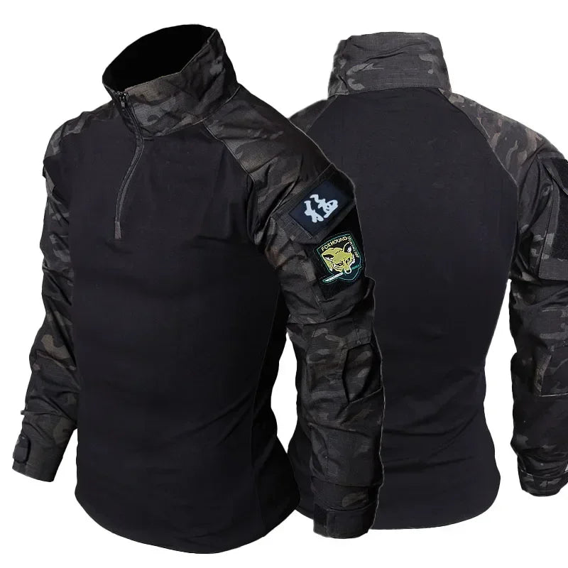 Tenues de sport tactiques d'extérieur, uniformes d'entraînement, ensembles de chasse camouflage, chemises et pantalons de randonnée pour hommes