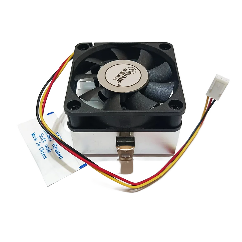 Ventilateur CPU pour dissipateur thermique de processeur socket 370, support LGA 370, refroidisseur de machine de caisse, ventilateur 6015, mini ventilateur 6cm