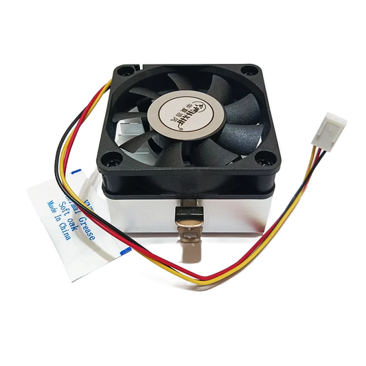 Ventilateur CPU pour dissipateur thermique de processeur socket 370, support LGA 370, refroidisseur de machine de caisse, ventilateur 6015, mini ventilateur 6cm