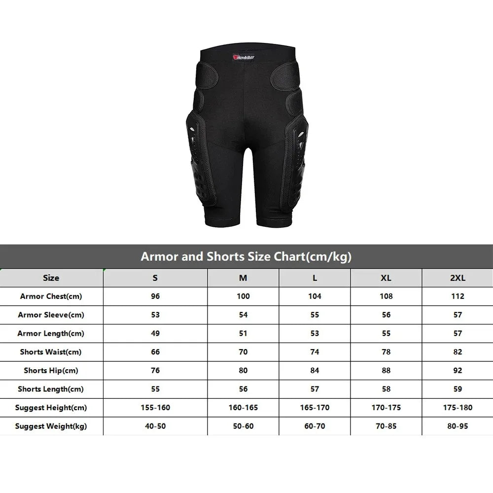 Vestes moto armure complète pour hommes — protection Motocross, équipement, vêtements S-4XL
