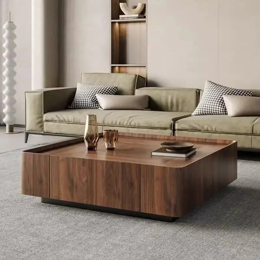 Vintage coffee table for living room, storage, decoration, local hotel, sewers, modern design, low furniture